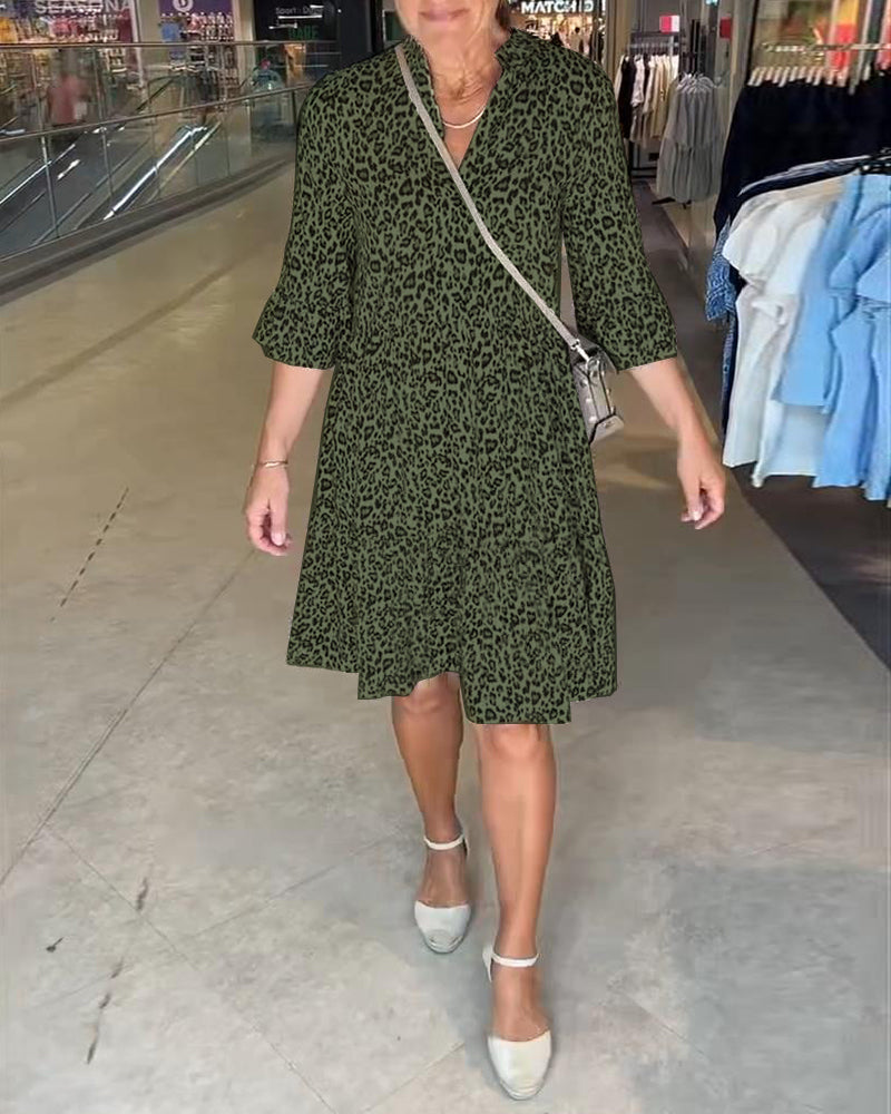 Kjole Leopardprint