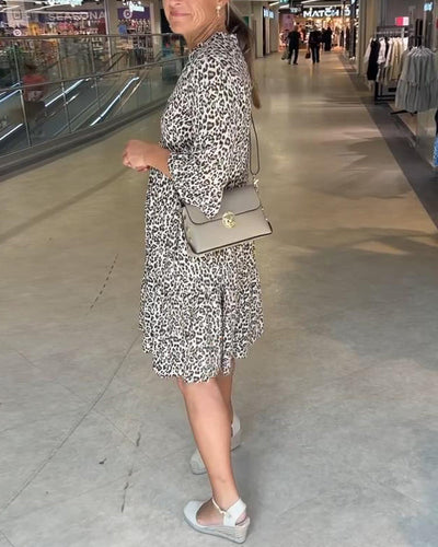 Kjole Leopardprint