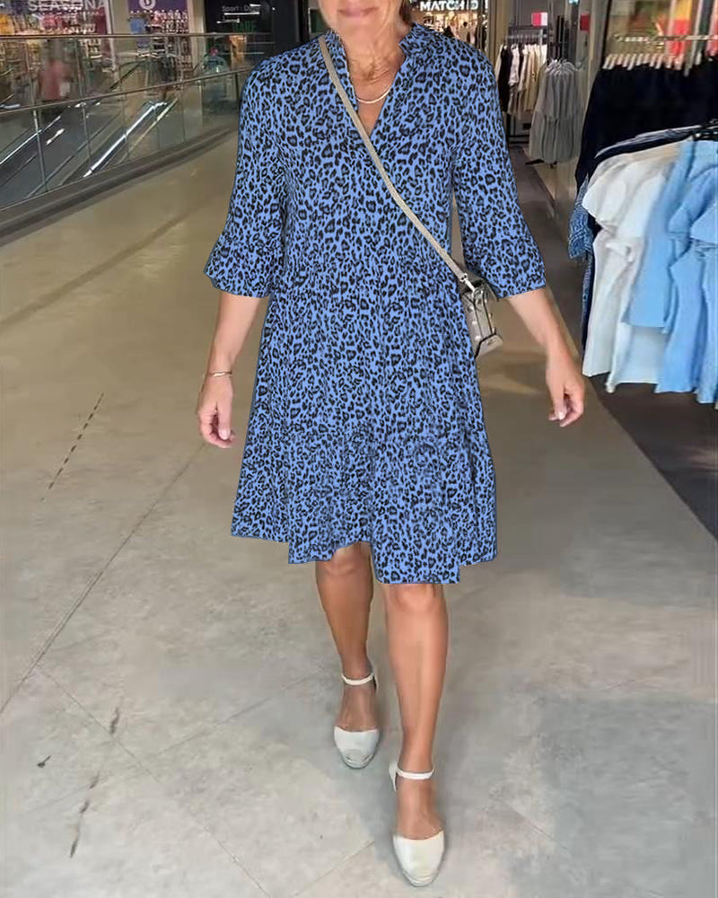 Kjole Leopardprint