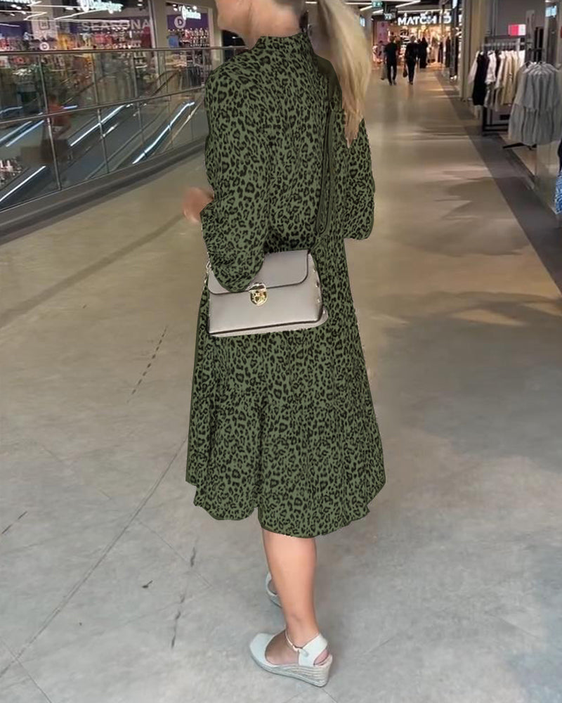 Kjole Leopardprint