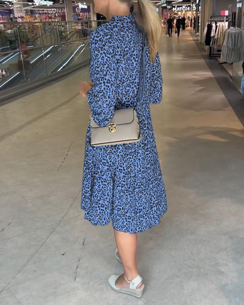 Kjole Leopardprint