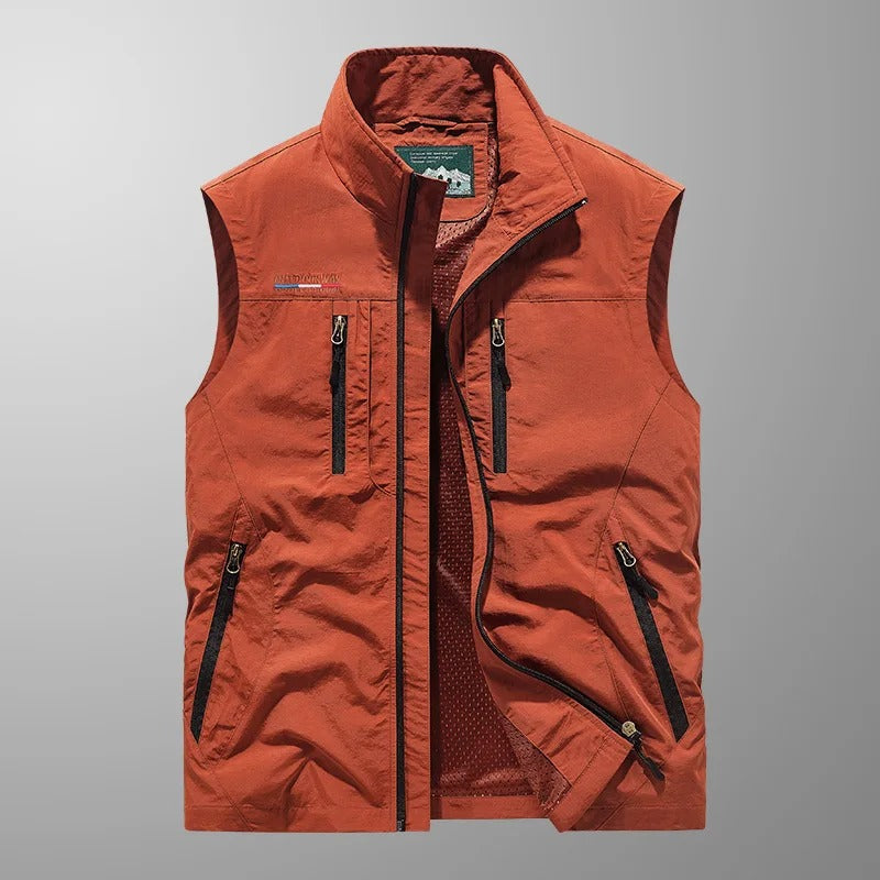 Casper – Åndbar cargo gilet med flere lommer