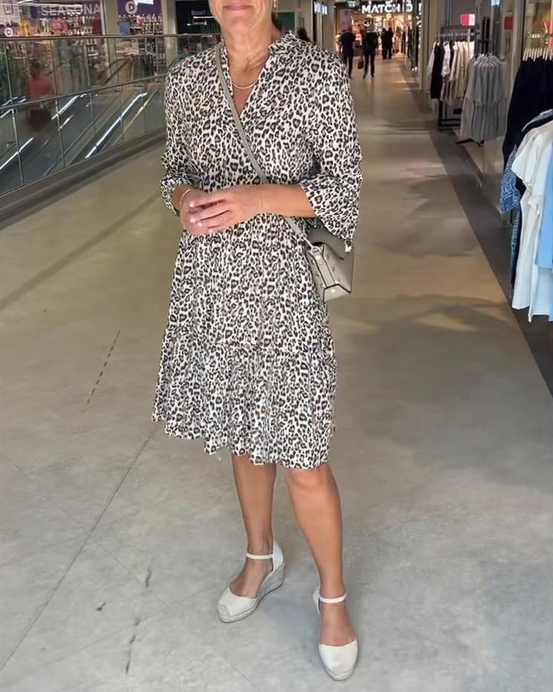 Kjole Leopardprint