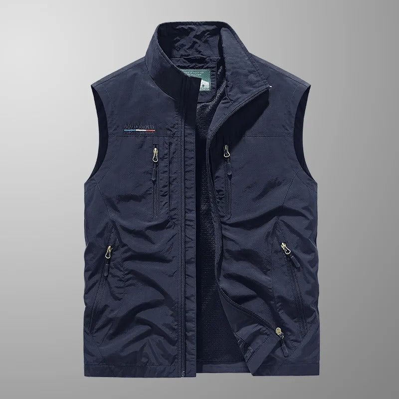 Casper – Åndbar cargo gilet med flere lommer