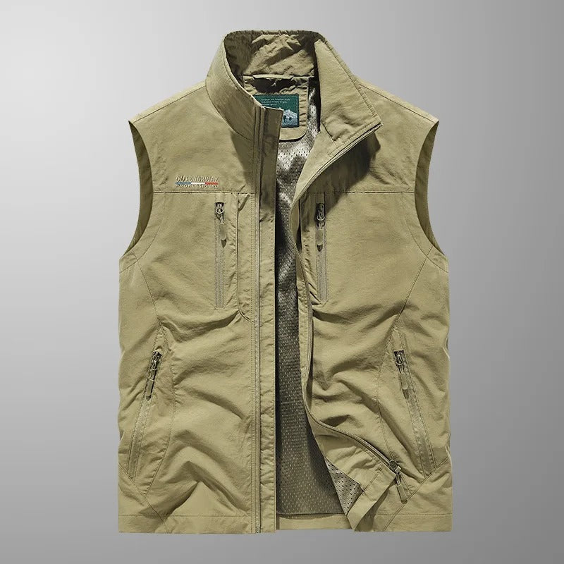 Casper – Åndbar cargo gilet med flere lommer