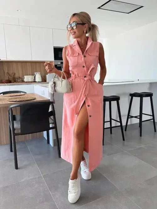 Ivy | Maxi Denim Kjole