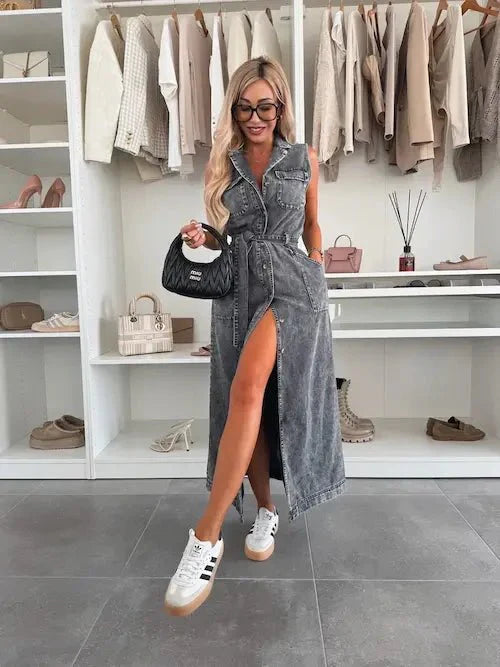 Ivy | Maxi Denim Kjole