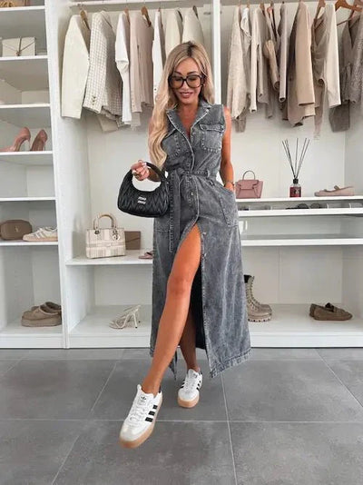 Ivy | Maxi Denim Kjole