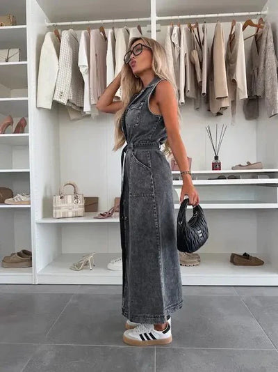 Ivy | Maxi Denim Kjole