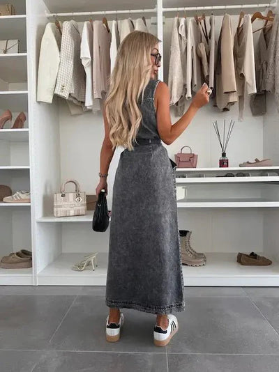 Ivy | Maxi Denim Kjole
