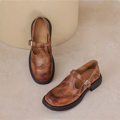 VELDA | ELEGANTE MARY JANES I LÆDER