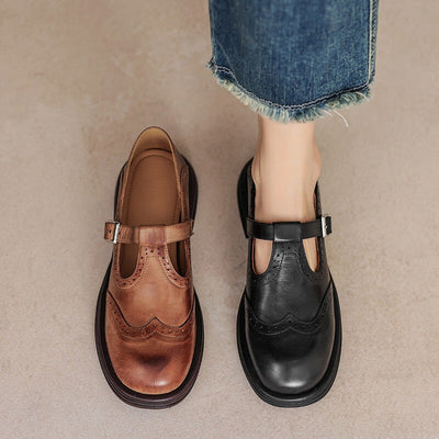 VELDA | ELEGANTE MARY JANES I LÆDER